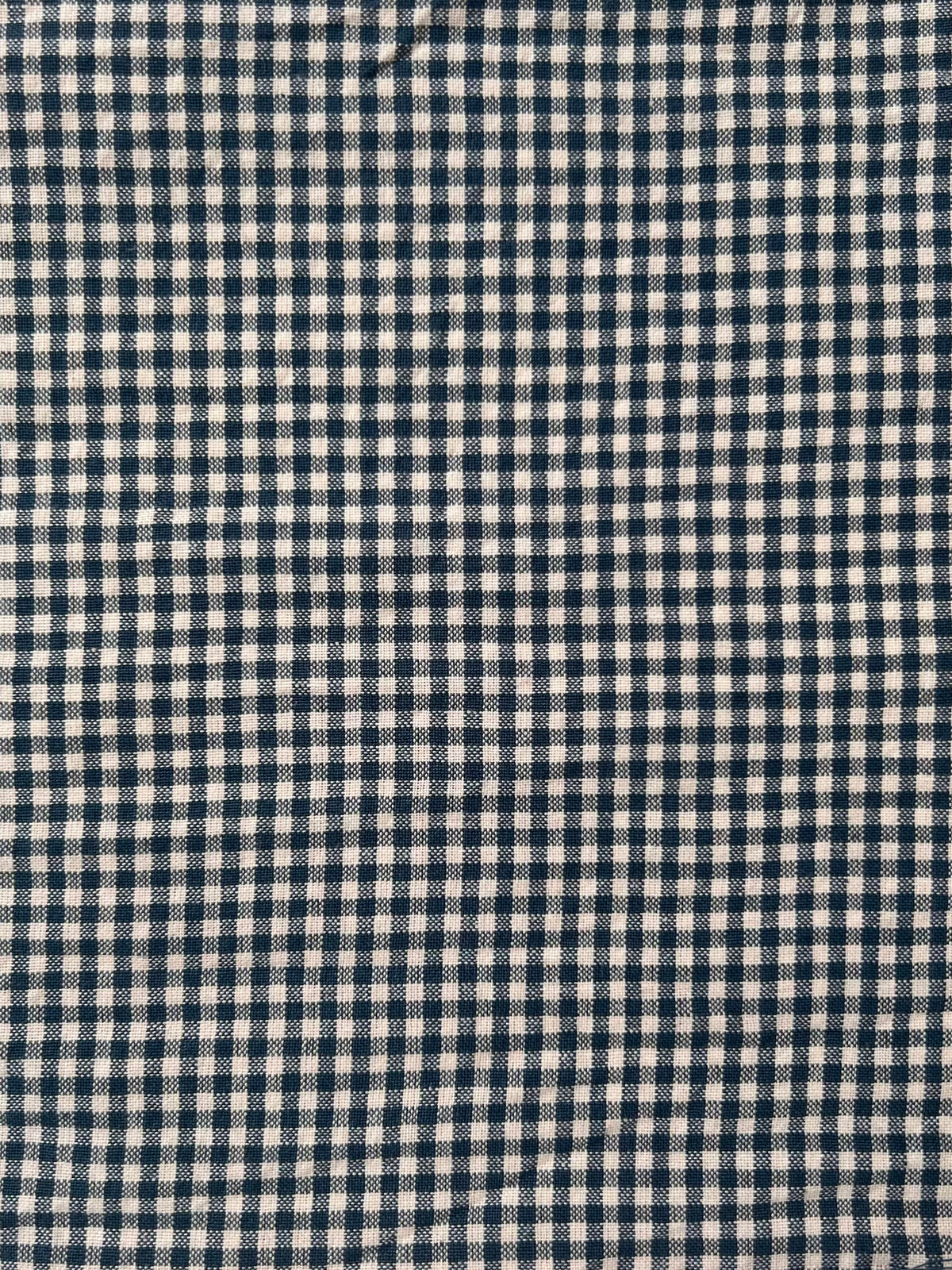 Eddie Scarf in Blue Cotton Gingham