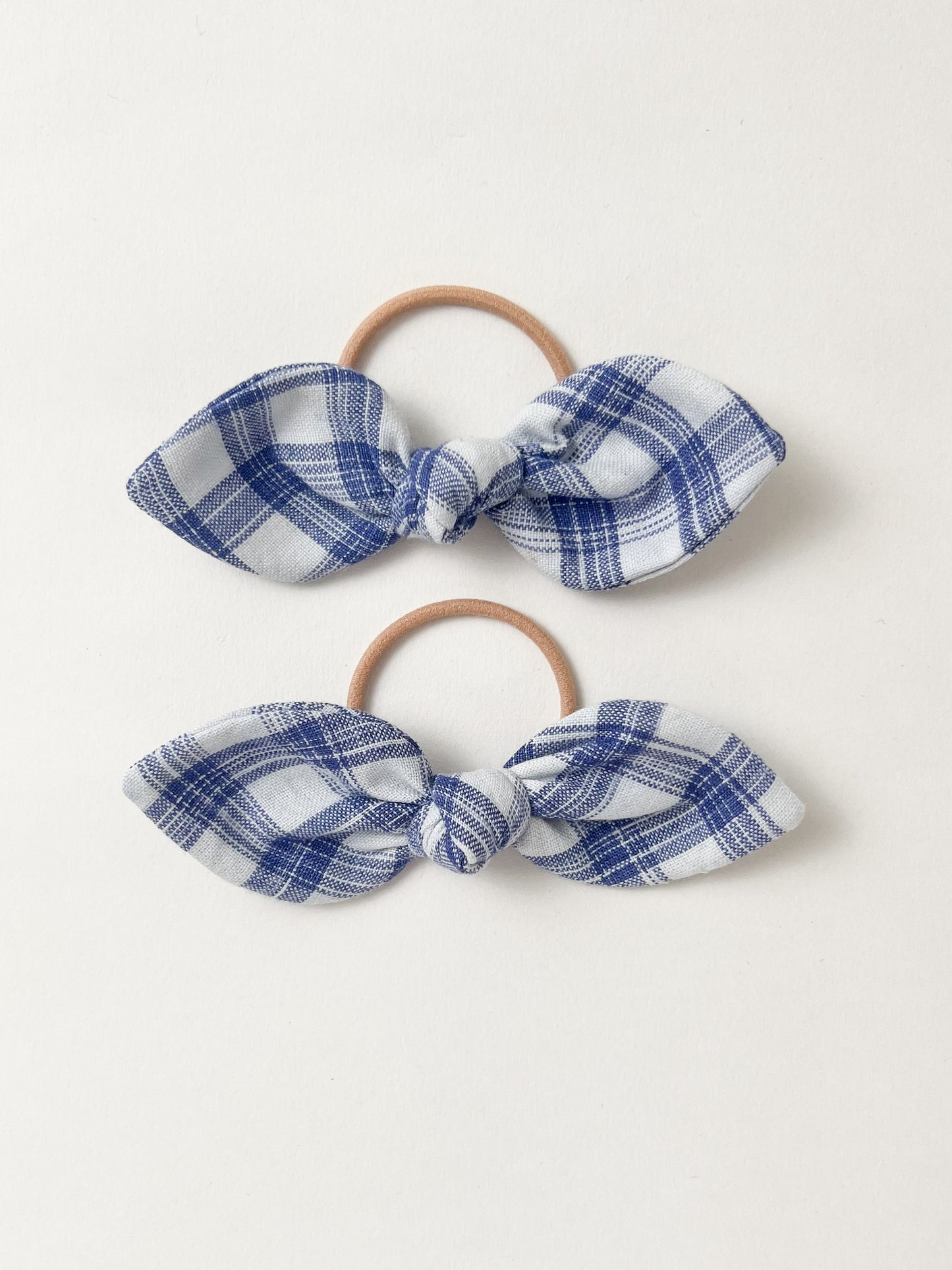 Bunny Hair Ties in Homestead Blue