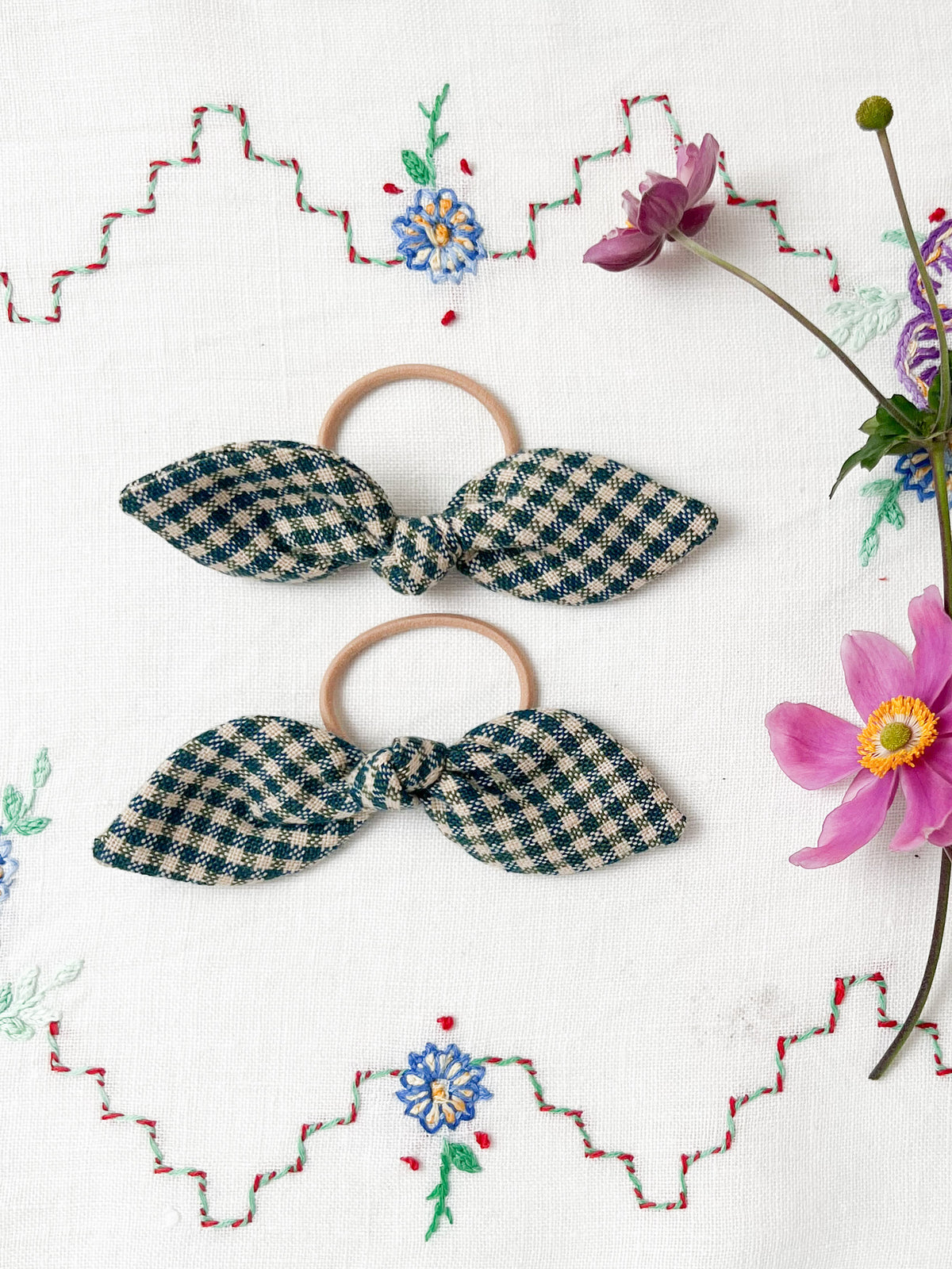 Hair Bobble Set Wagon Check