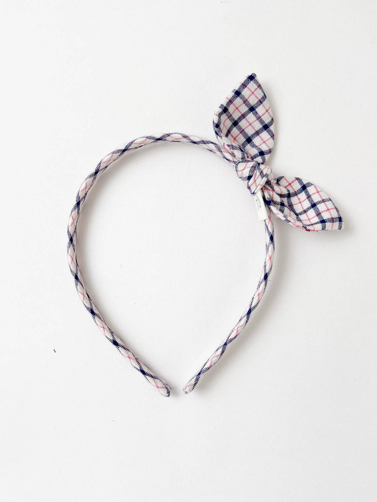 Hairband in Martha Linen Check