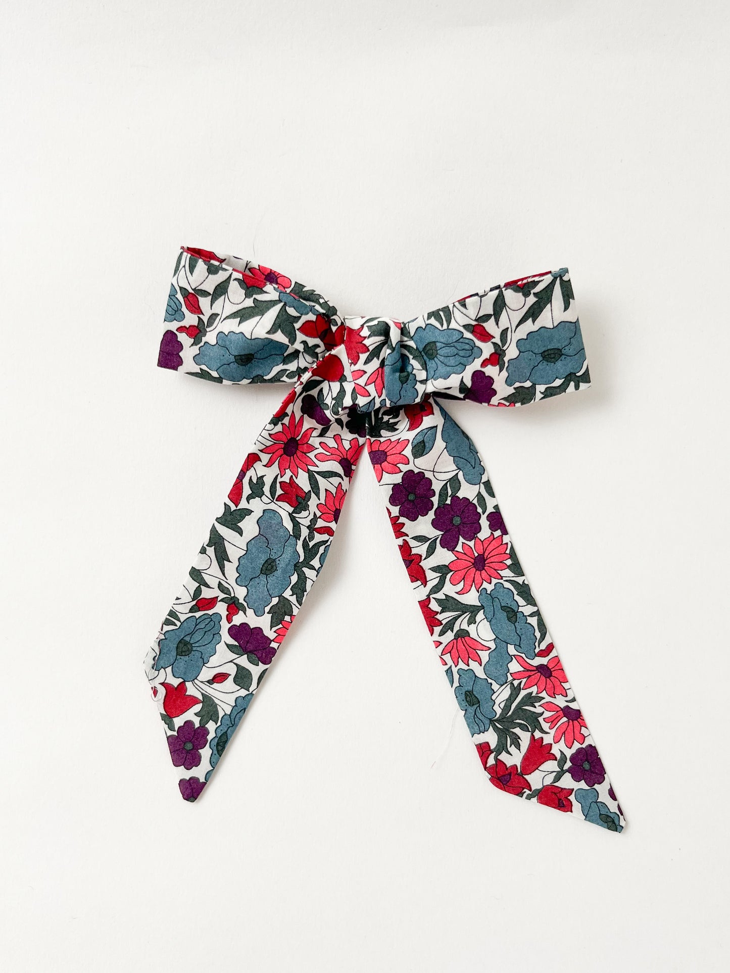 Long Tail Hair Bow Liberty Poppy & Daisy