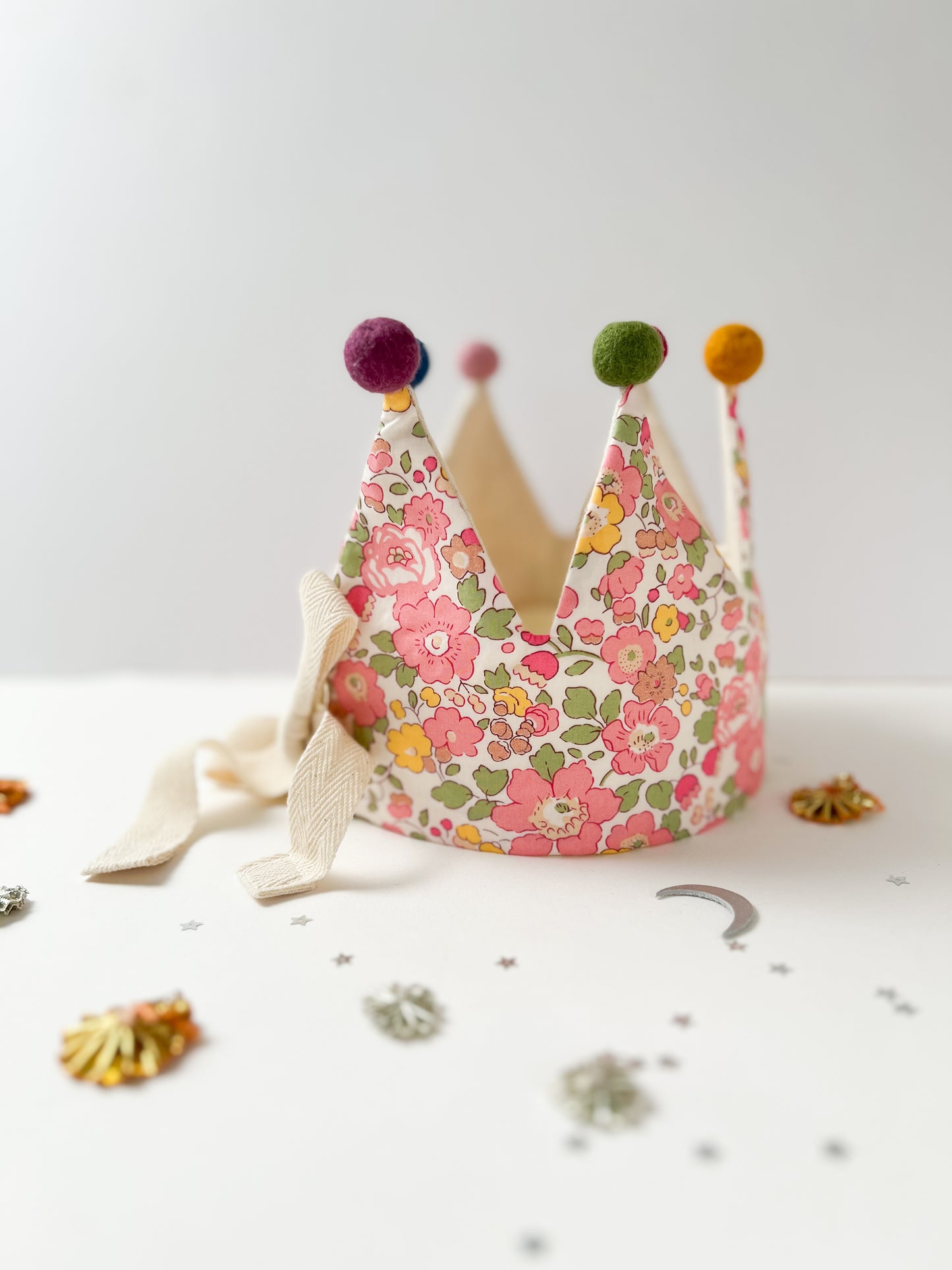 Heirloom Party Crown in Liberty Betsy Sparkle