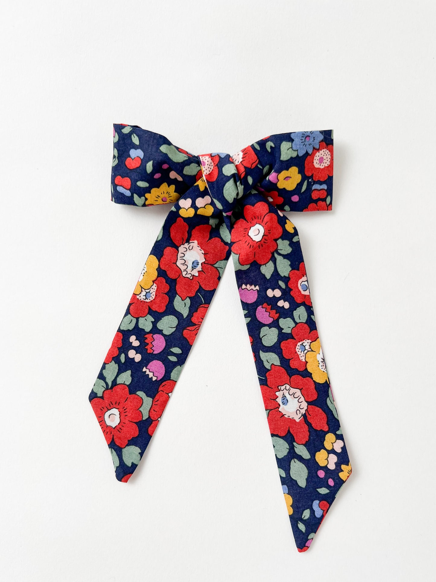 Long Tail Hair Bow Liberty Betsy Meadow