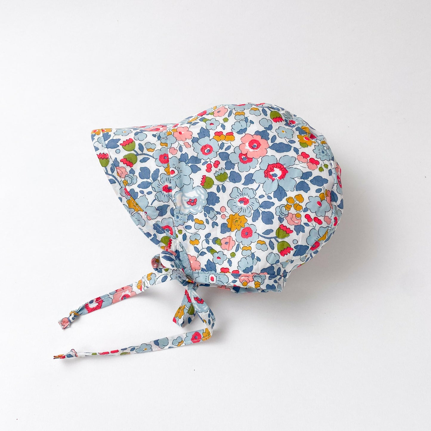 Brimmed Baby Bonnet Liberty Betsy Blue