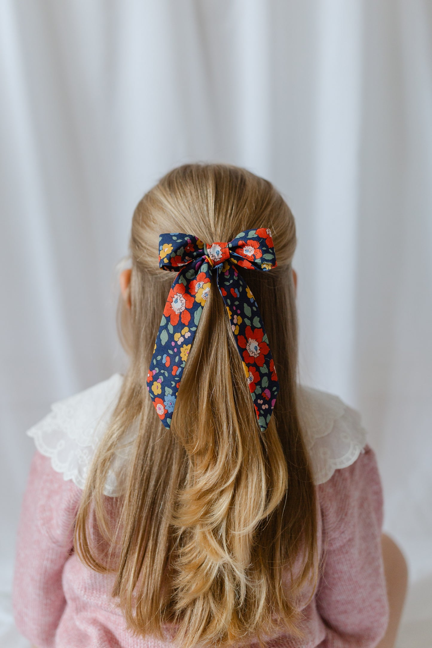 Long Tail Hair Bow Liberty Betsy Meadow