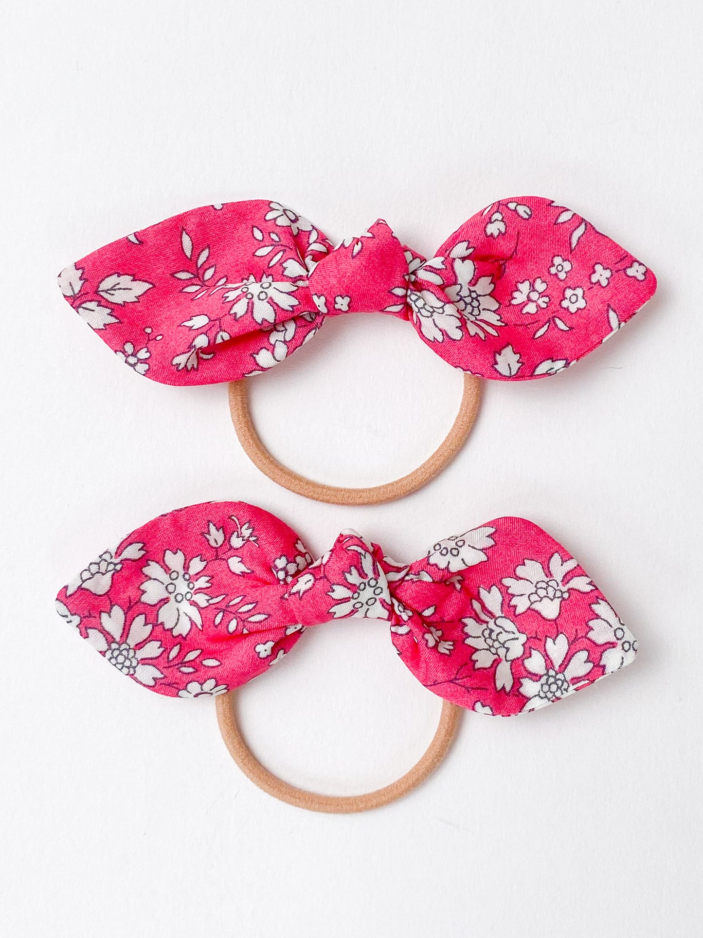 Bunny Hair Ties  Liberty Capel in Pink