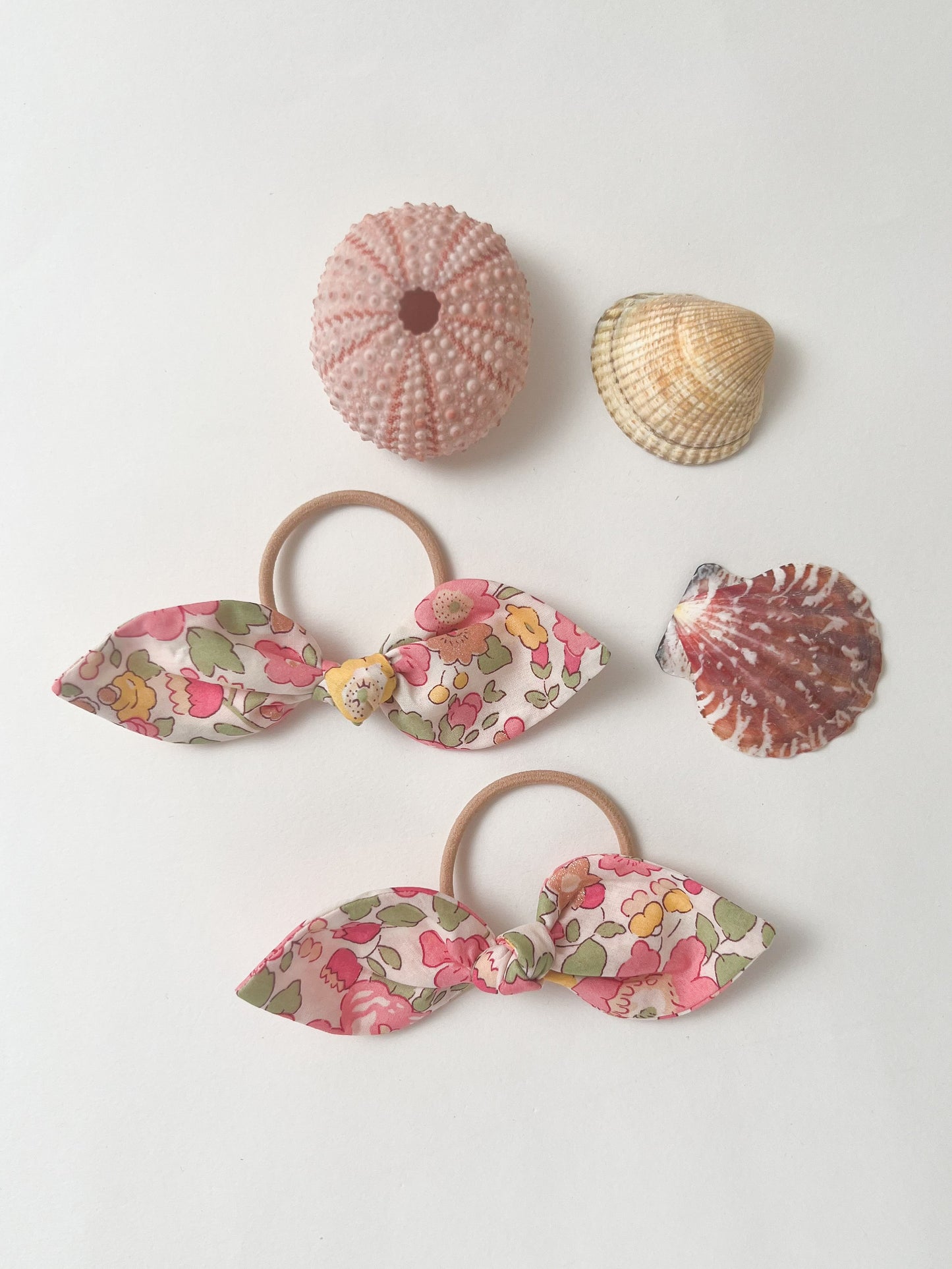 Bunny Hair Ties in Betsy Pink Sparkle