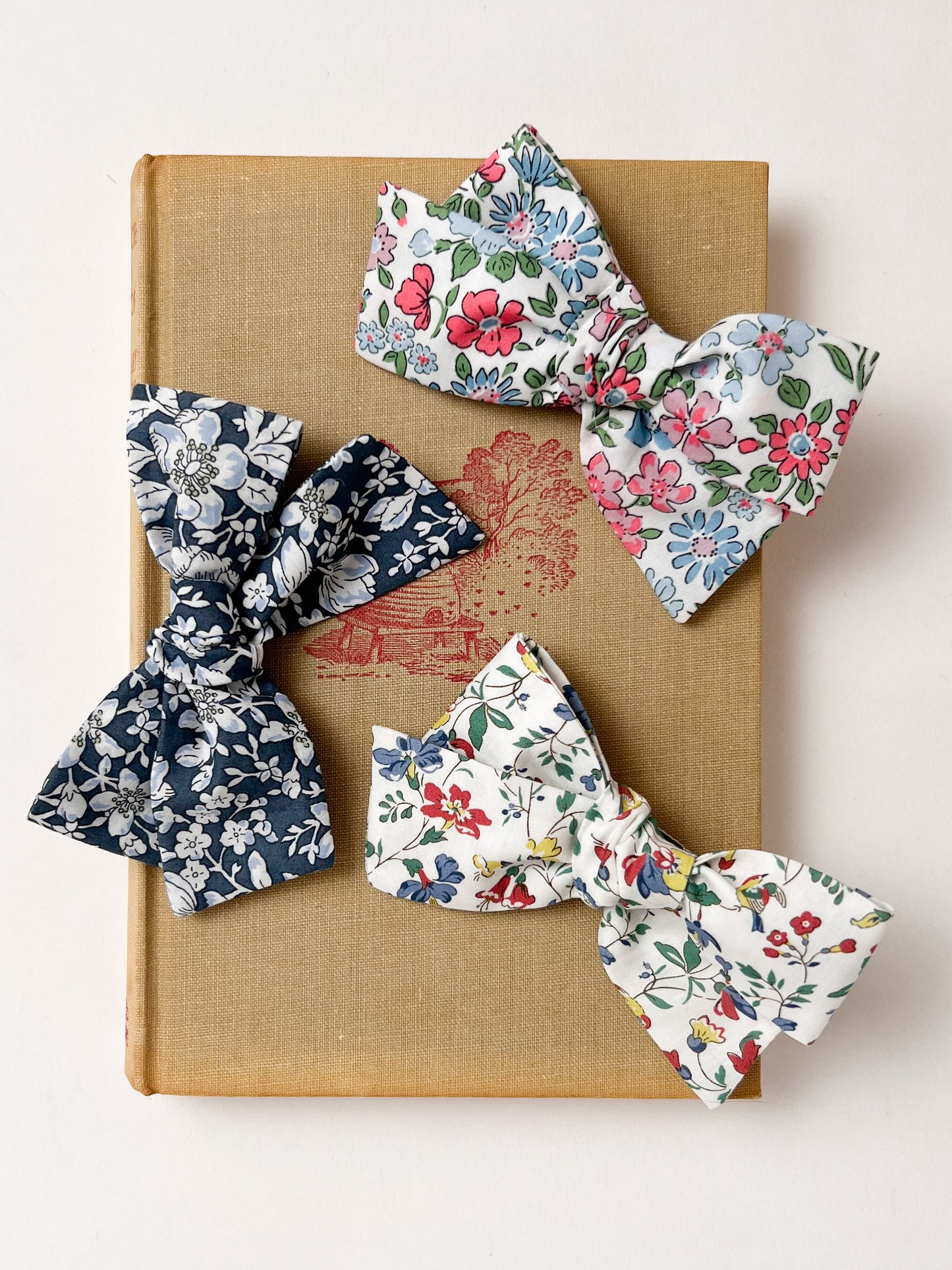 Pinwheel Hair Bow Liberty Annabella