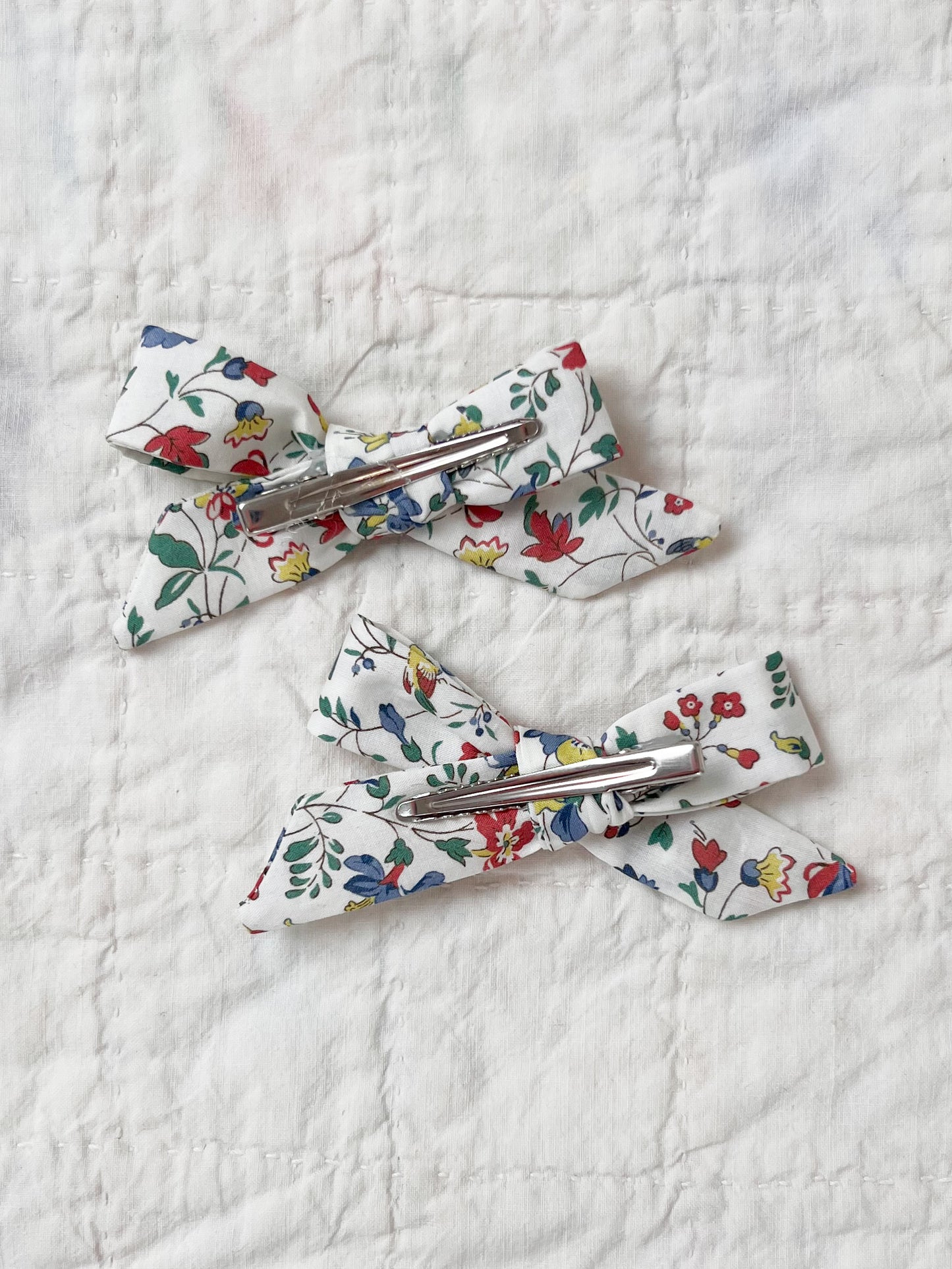 Hair Bow Set Liberty Ivetas Garden