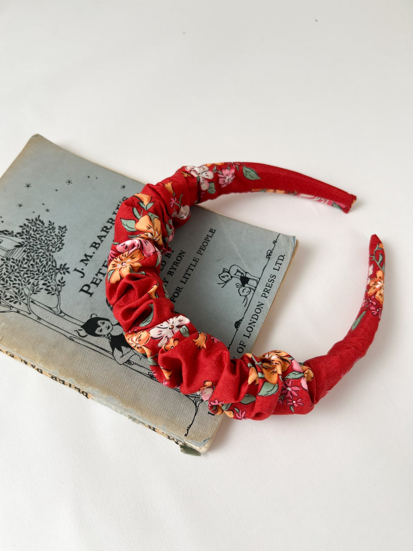 Ruffled Hairband in Liberty Lynda Anne