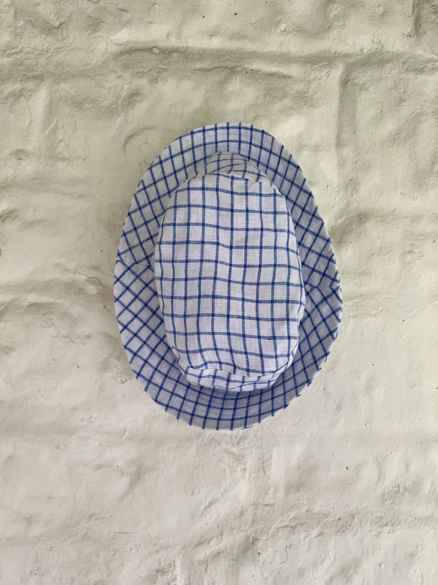 Bucket Hat Sea Blue Check