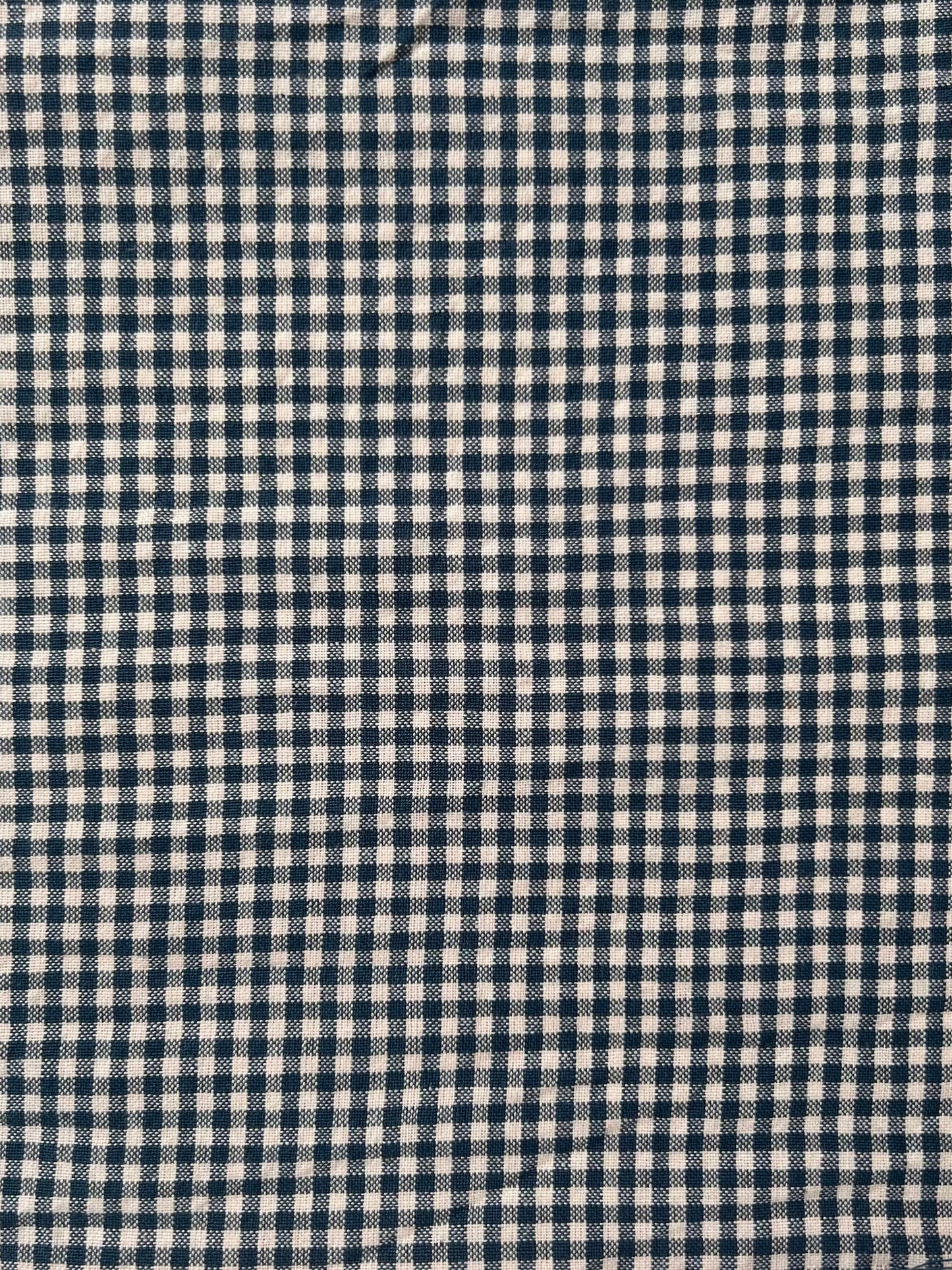 Eddie Scarf in Blue Cotton Gingham