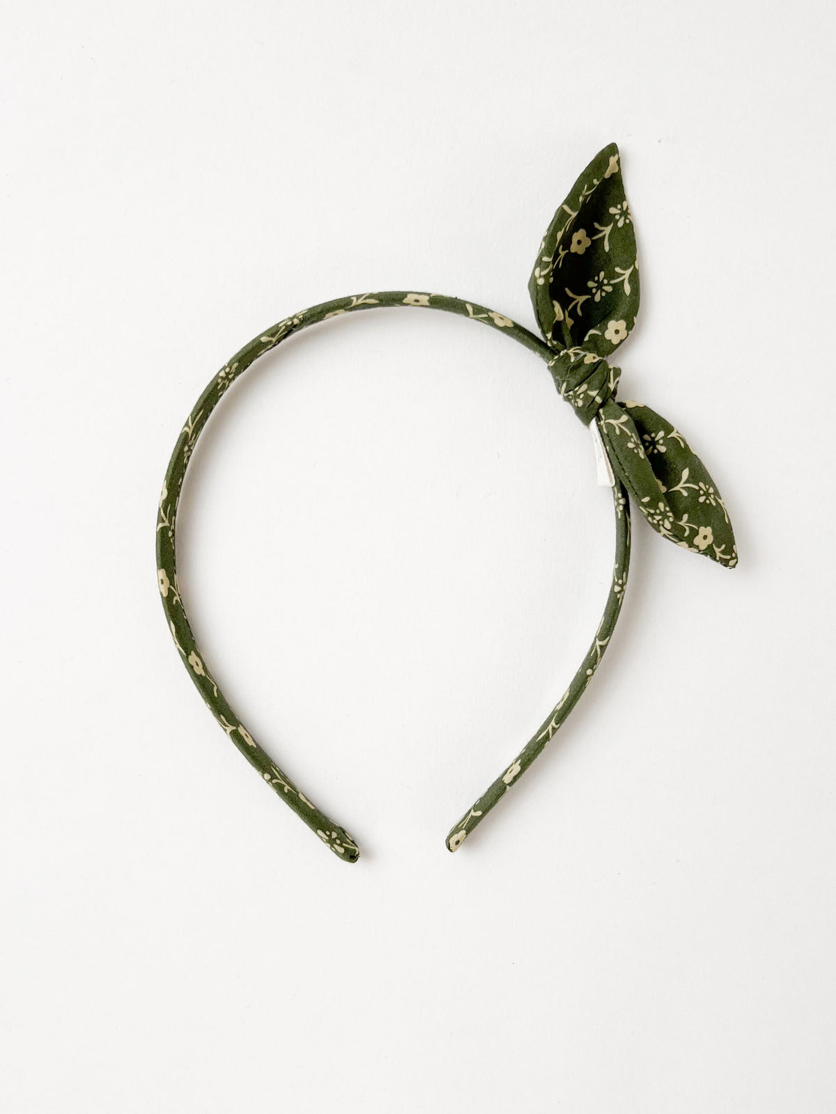 Hairband in Liberty Needlework Green