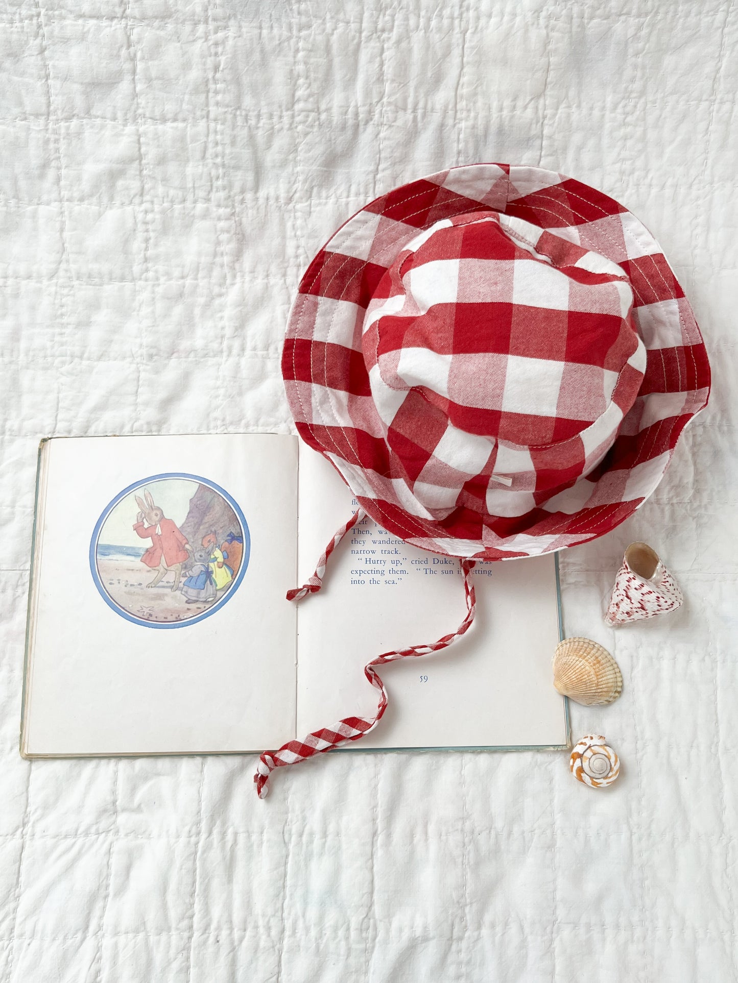 Bucket Hat Picnic Red