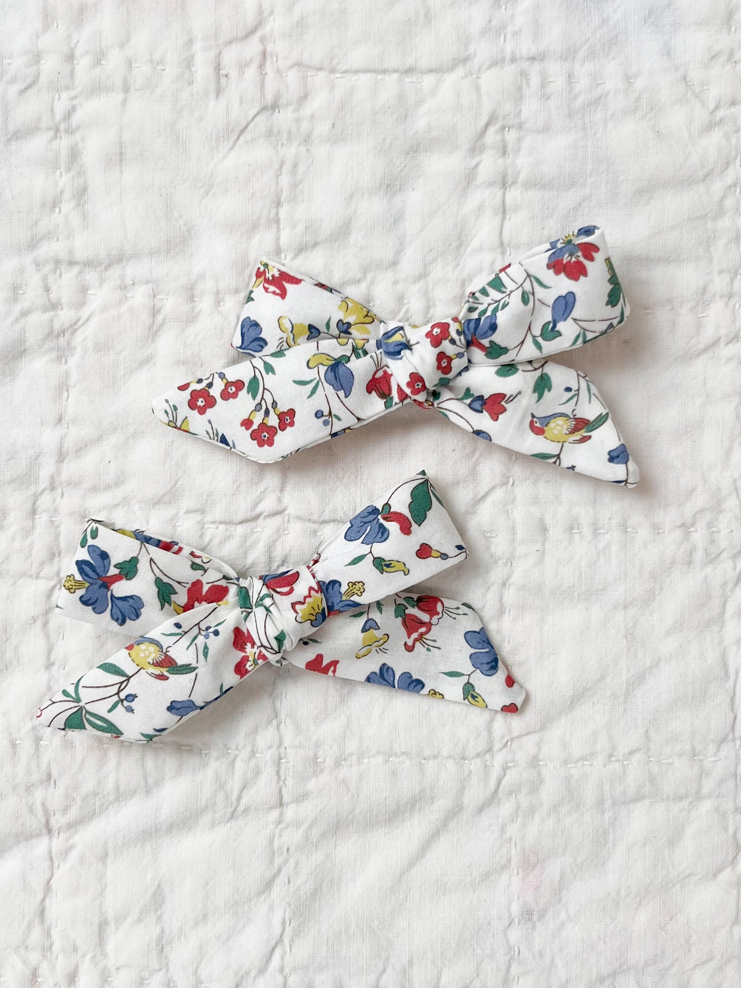 Hair Bow Set Liberty Ivetas Garden
