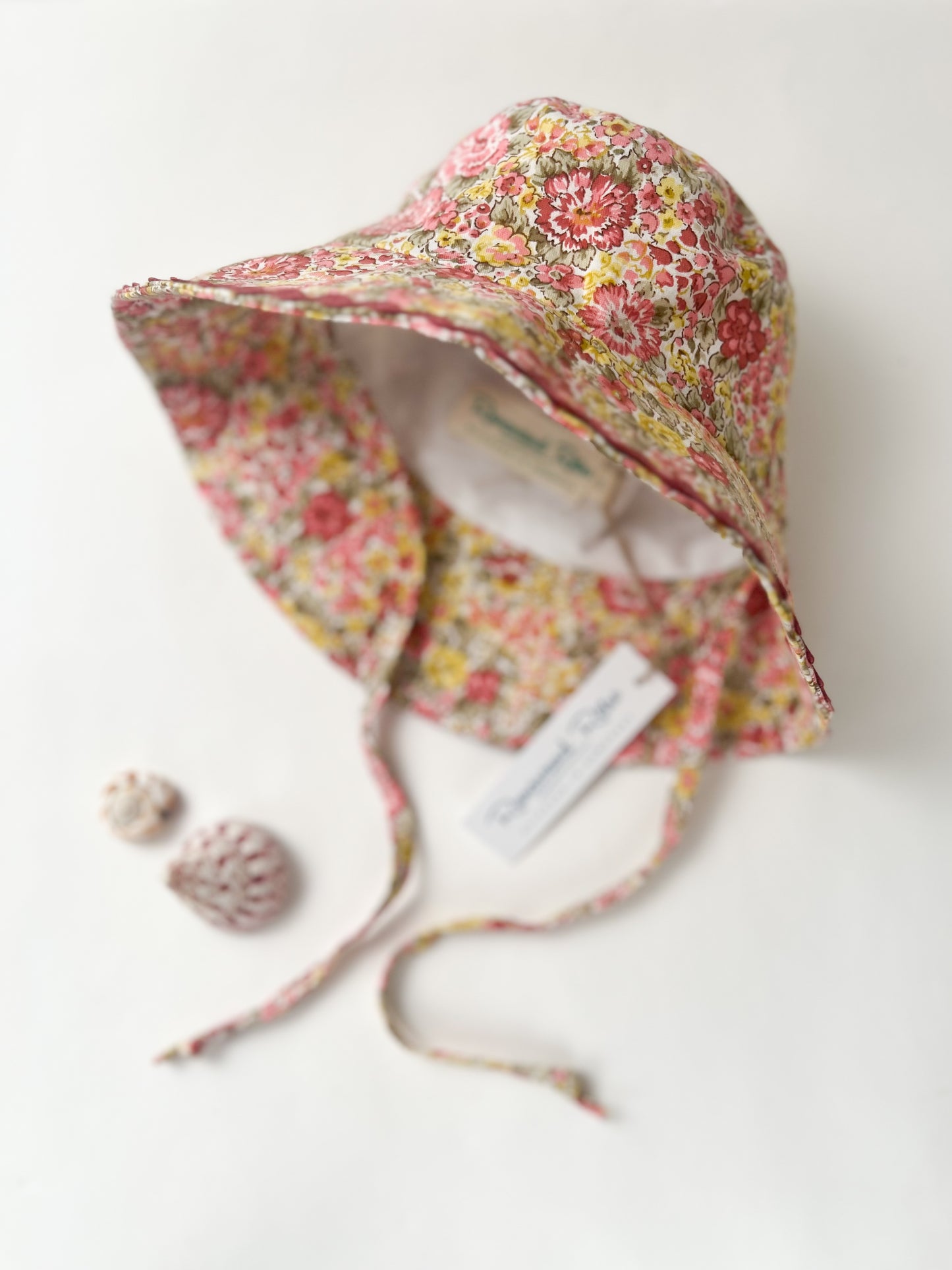 Vintage Floral Brimmed Hat