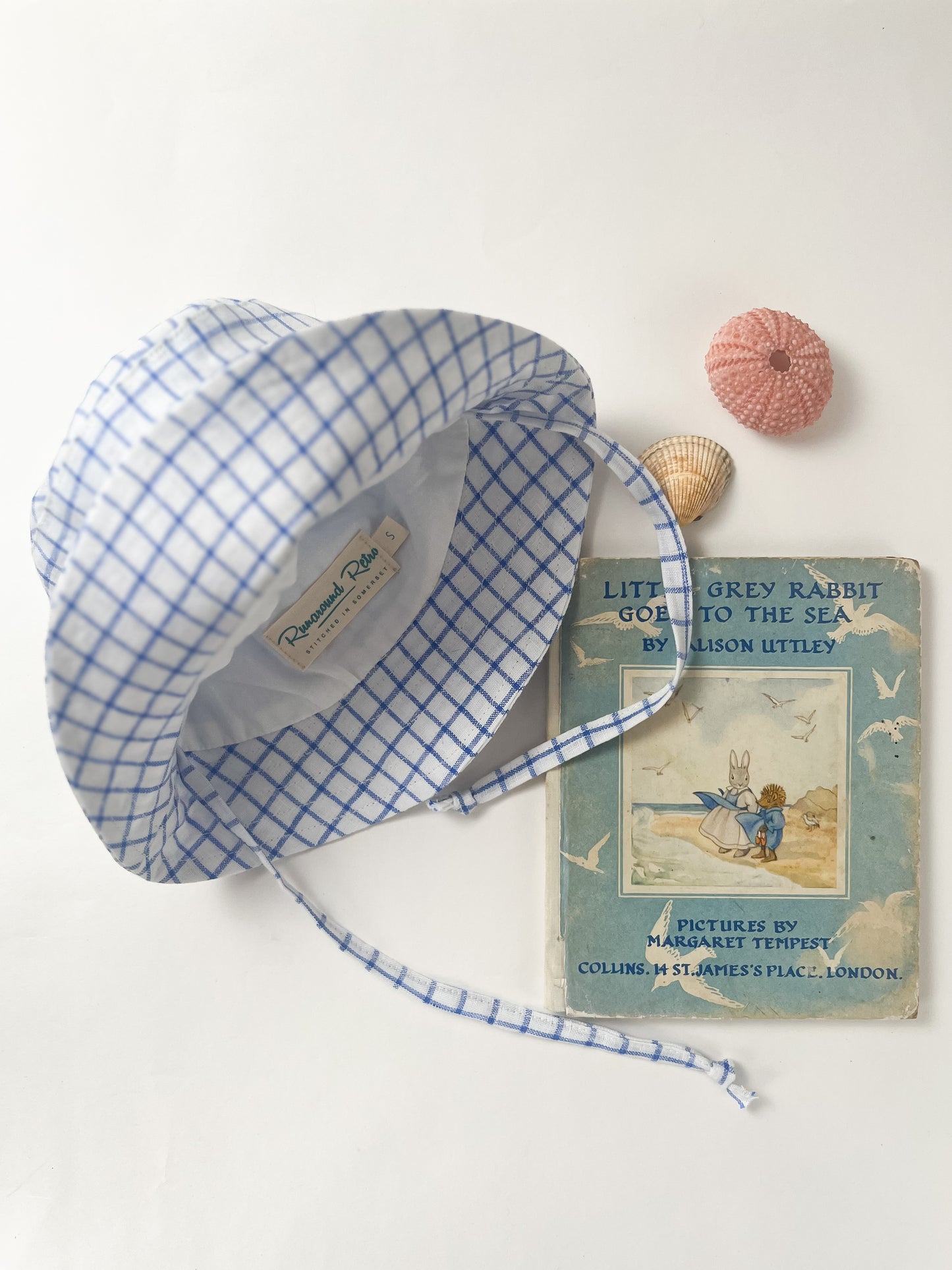 Bucket Hat Sea Blue Check