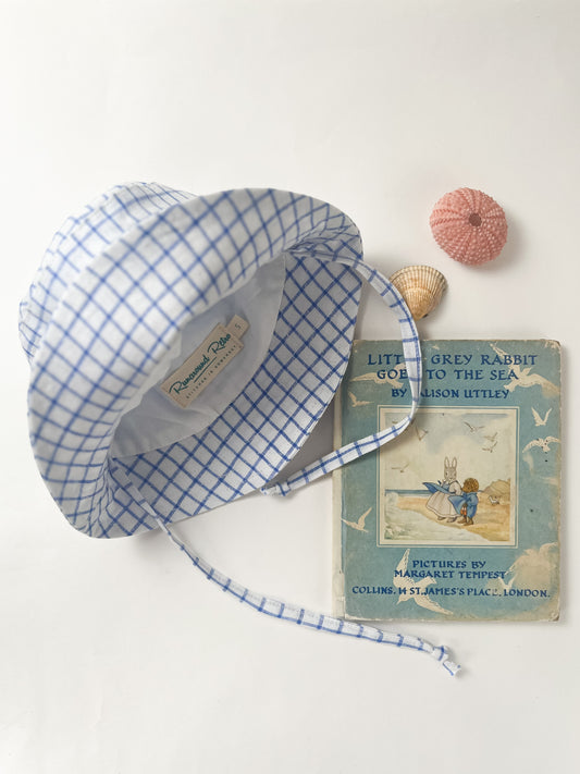 Bucket Hat Sea Blue Check