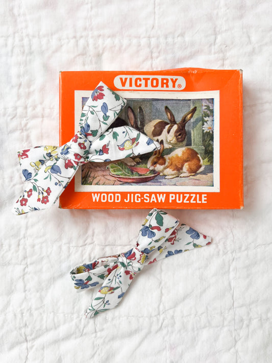 Hair Bow Set Liberty Ivetas Garden
