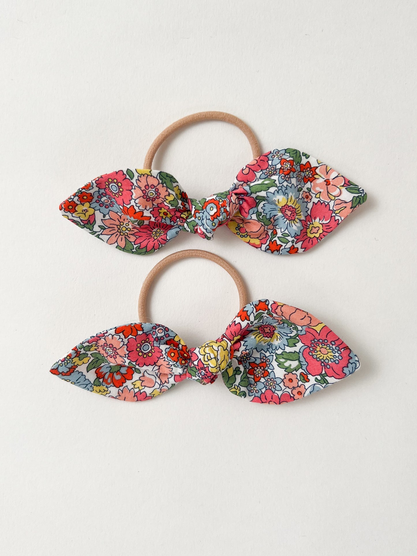 Bunny Hair Ties in Liberty Nell Annie & May