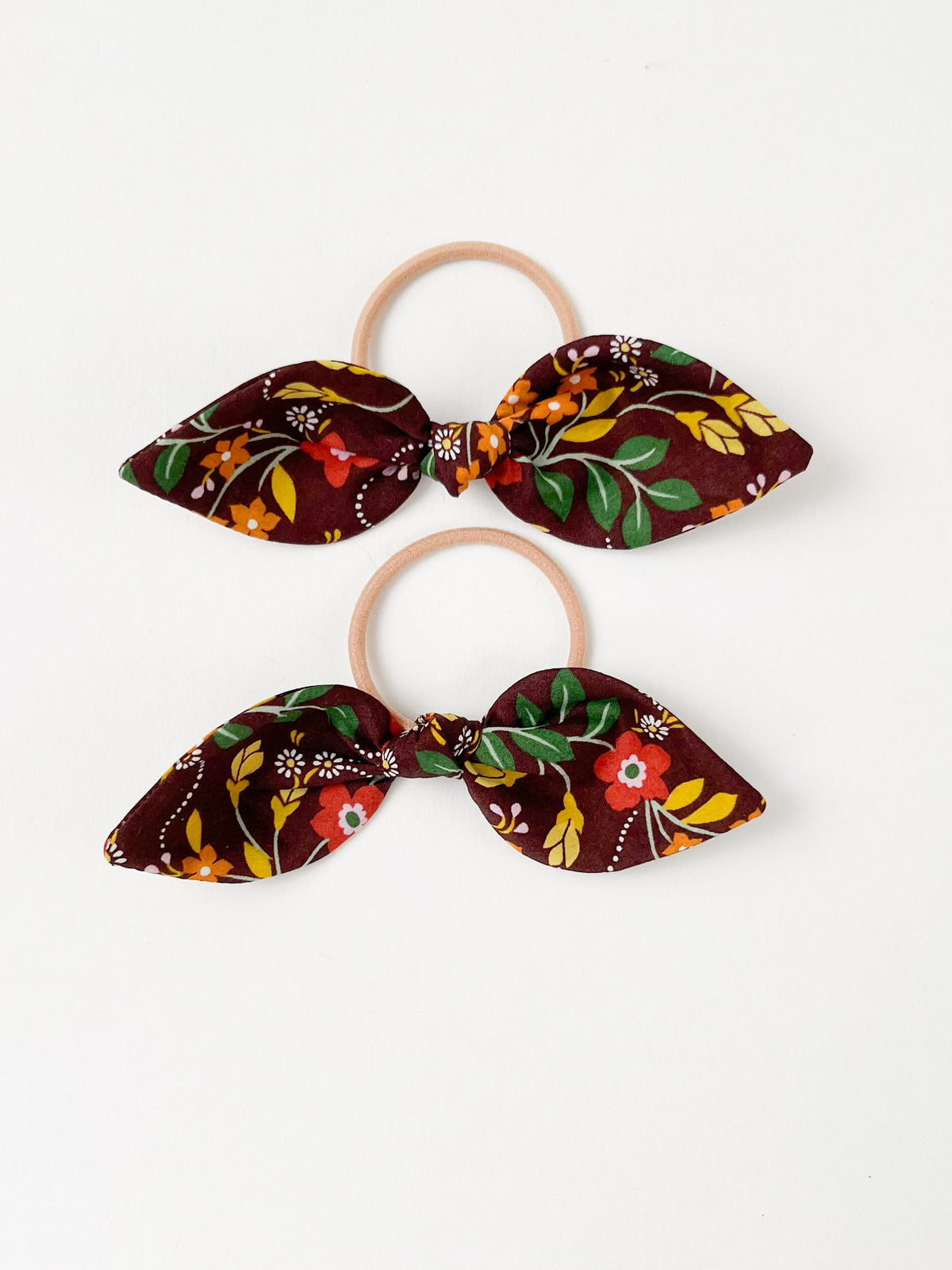 Hair Bobble Set Daisy Brown