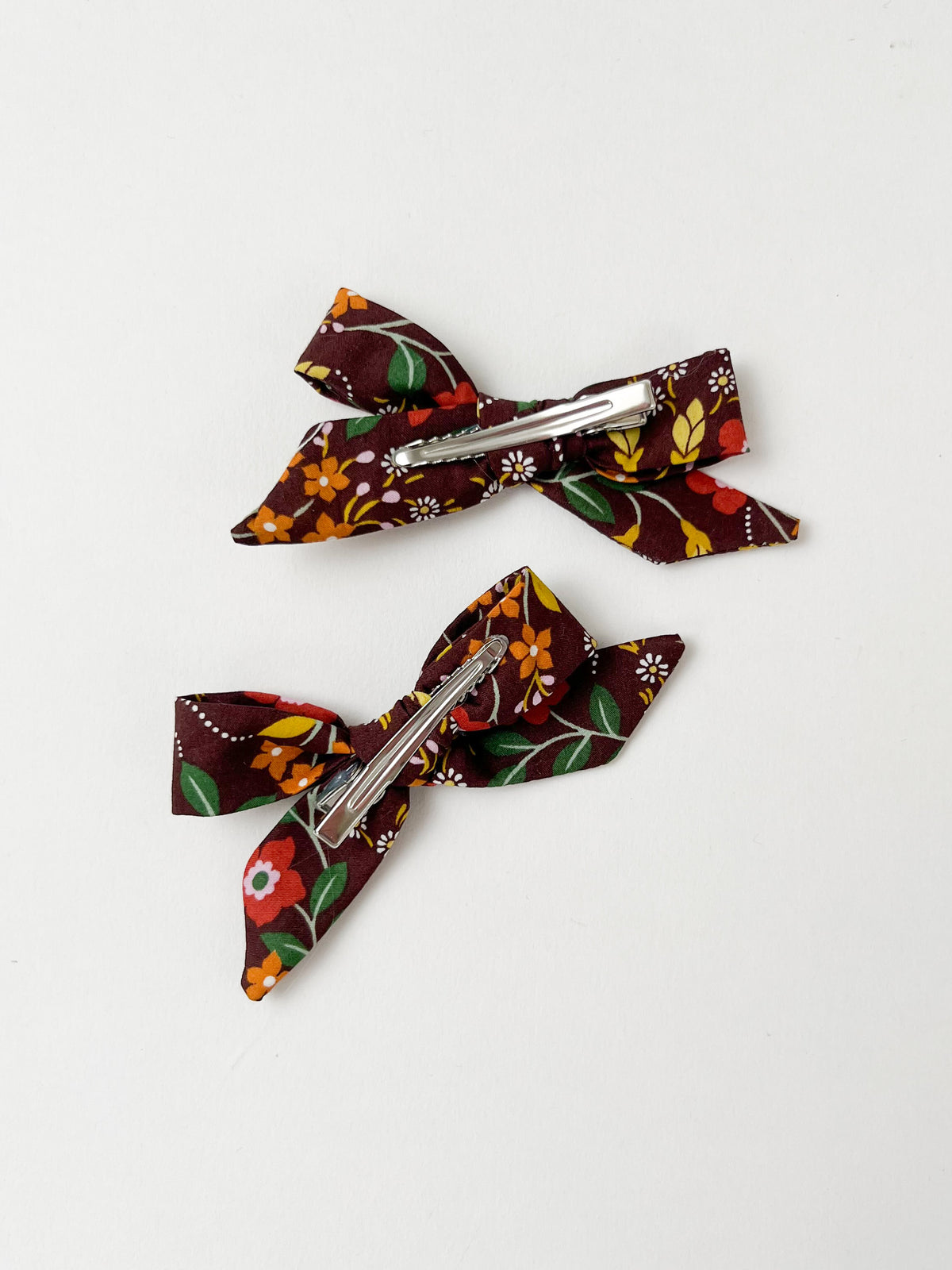 Hair Bows in Daisy Brown