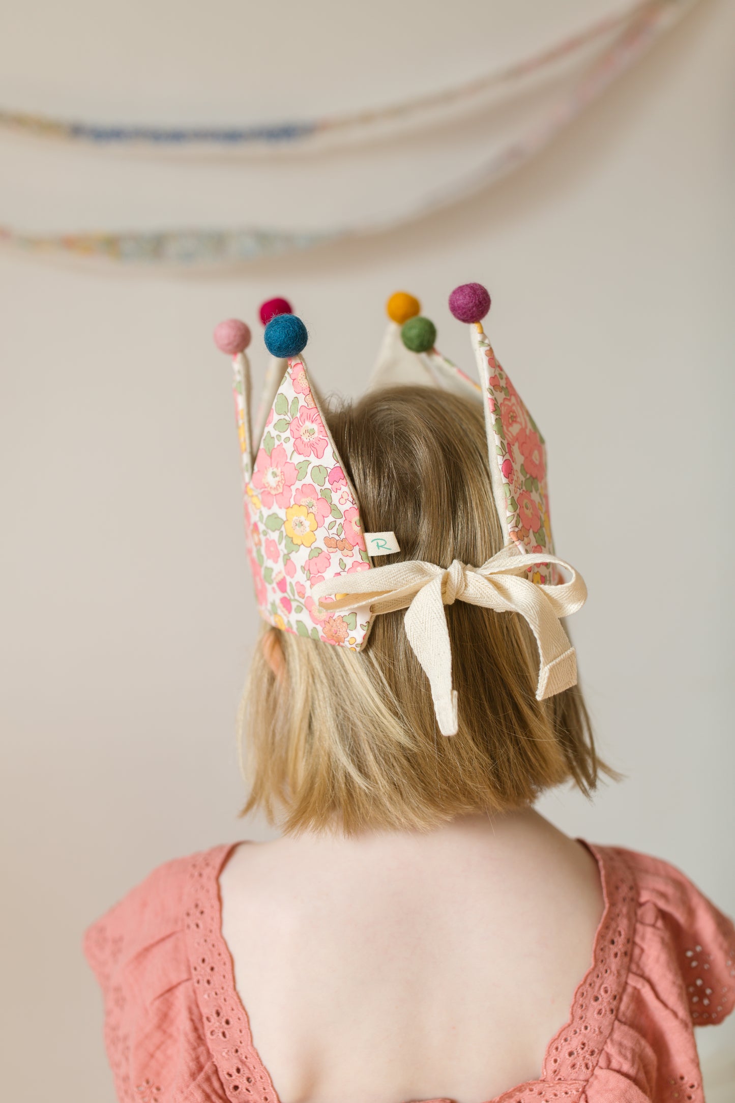 Liberty Betsy Crown with Pom poms