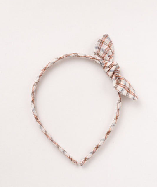 alice band small bow tangerine