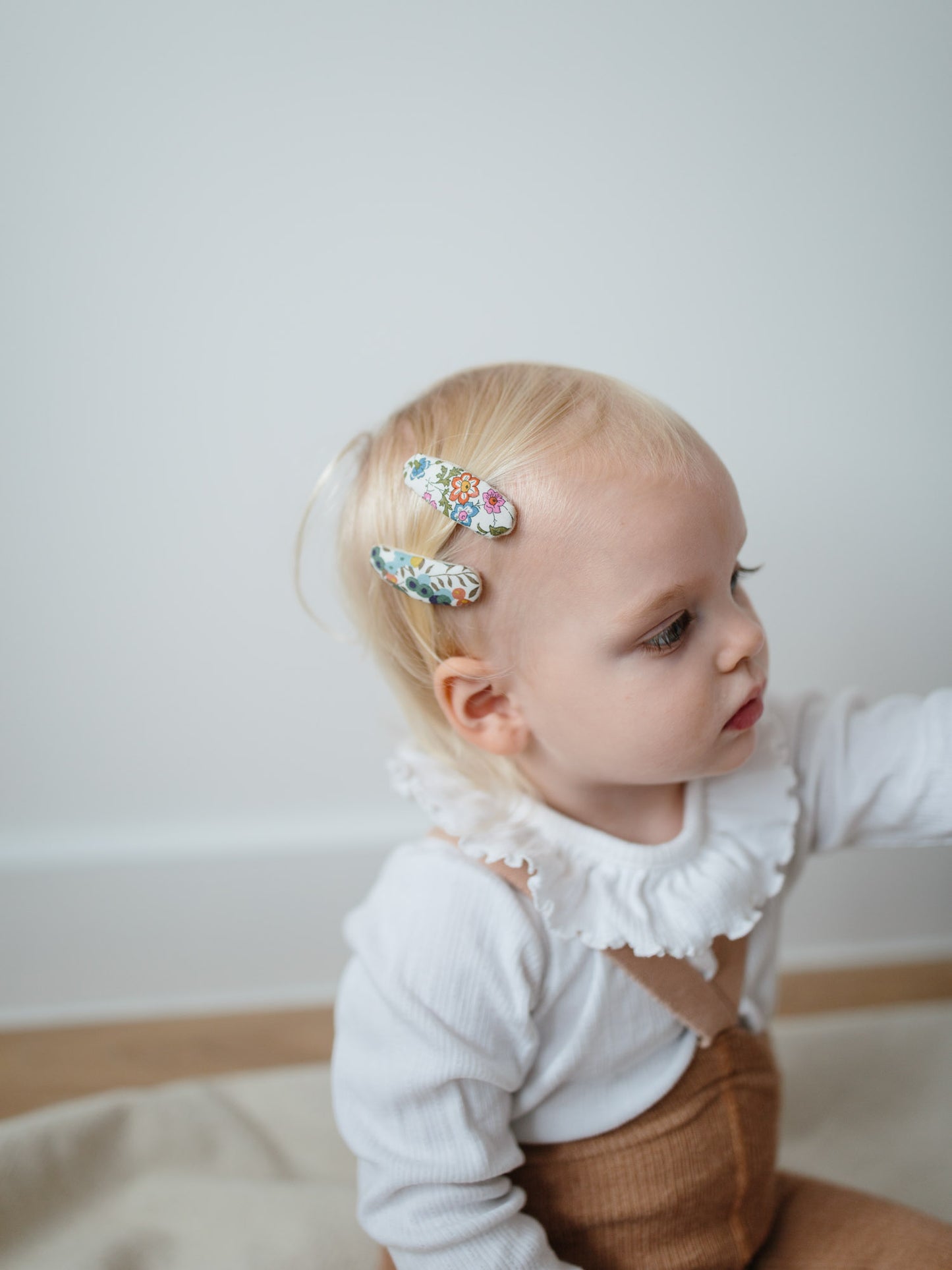 Toddler Hair Clips / Liberty Hedgerow