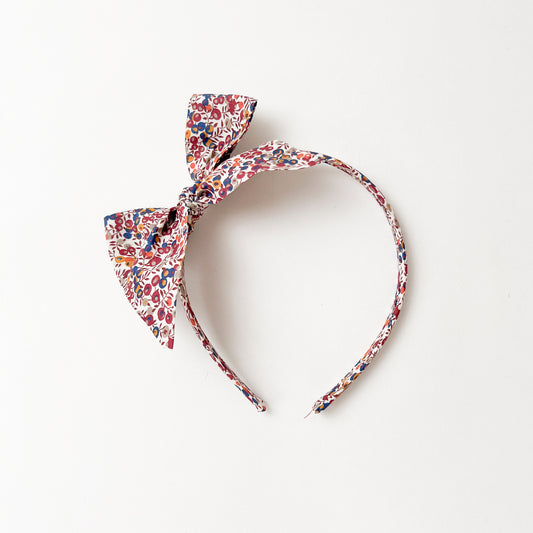 Alice band Large Bow Liberty Wiltshire Bud