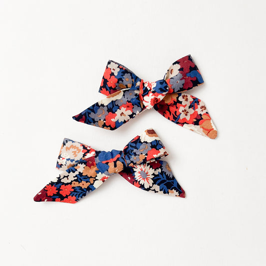 Pig Tail Hair Bows Liberty Thorpe