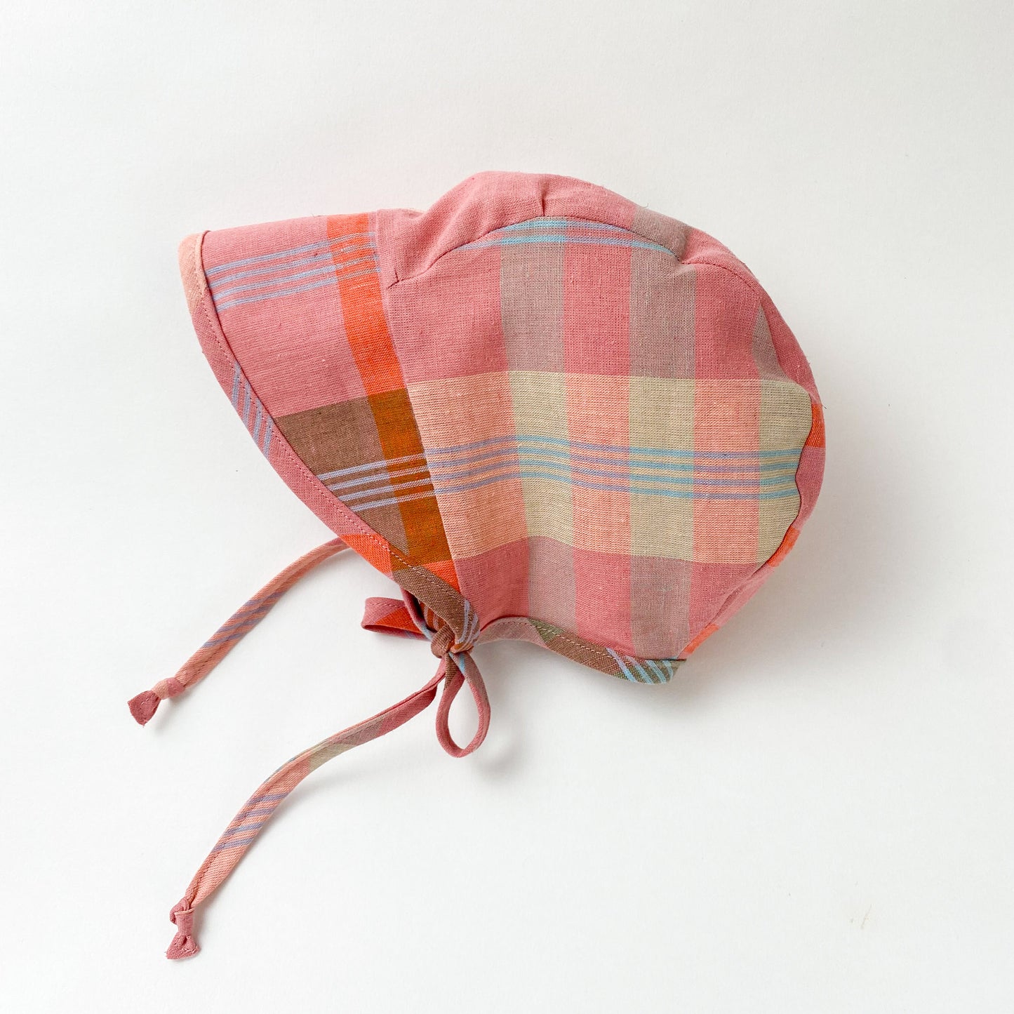 Brimmed Baby Bonnet Carousel Check