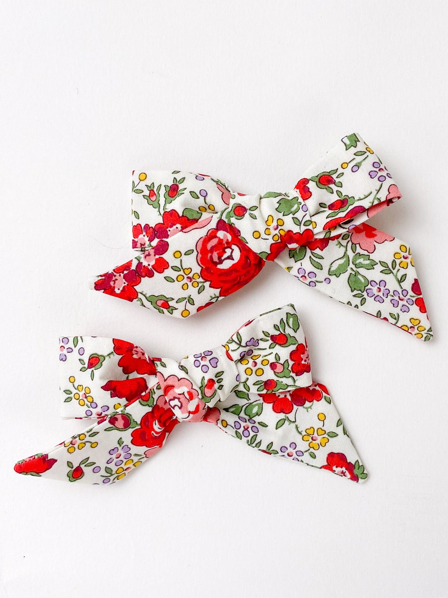 Pig Tail Hair Bows Liberty Felicite