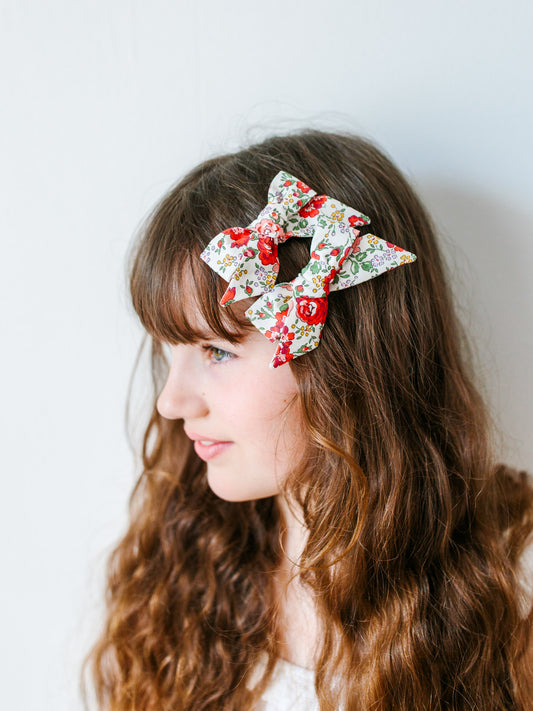Pig Tail Hair Bows Liberty Felicite