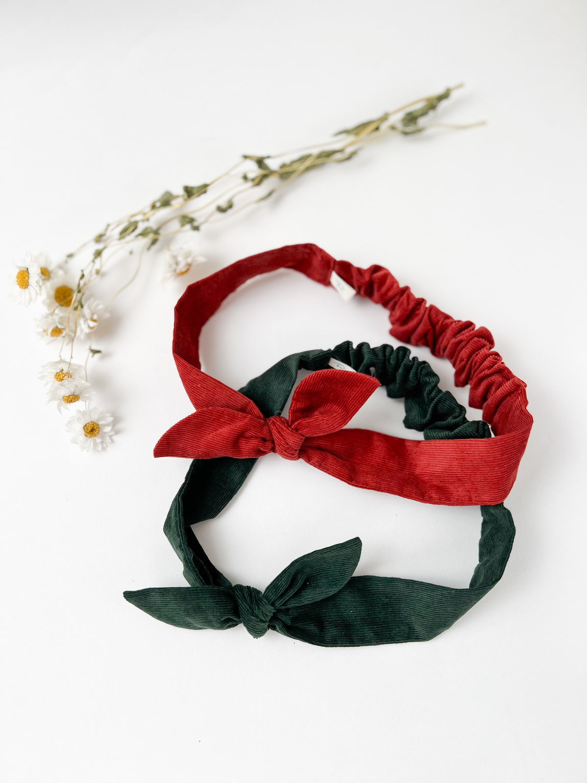Retro Knot Headband in Cotton Corduroy