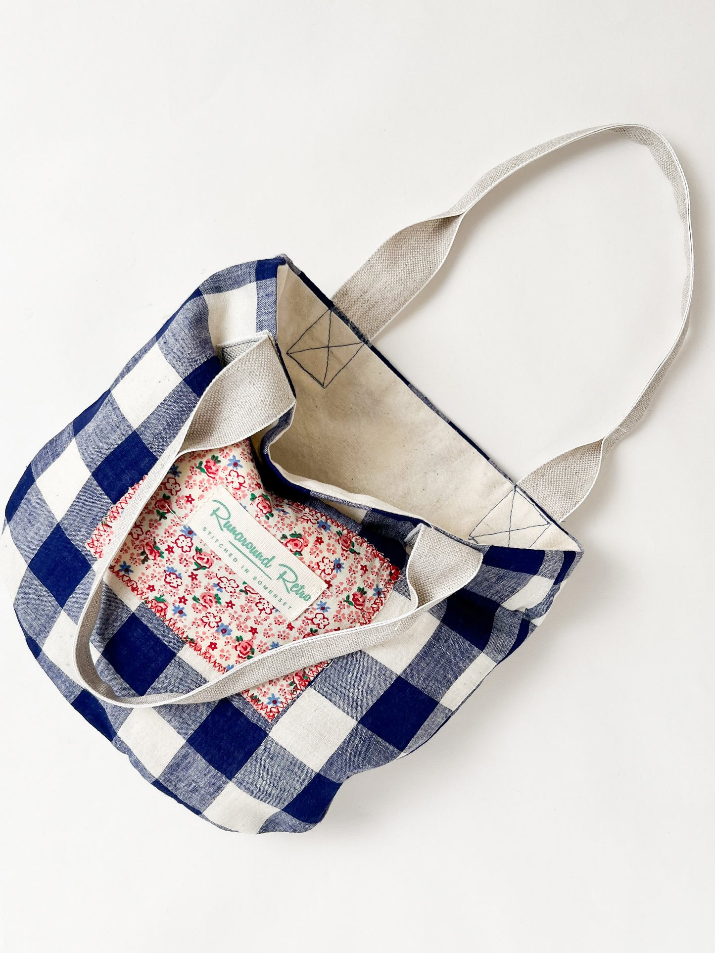 Child Bucket Bag in Picnic Blue