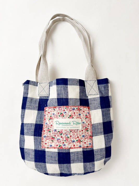 Child Bucket Bag in Picnic Blue