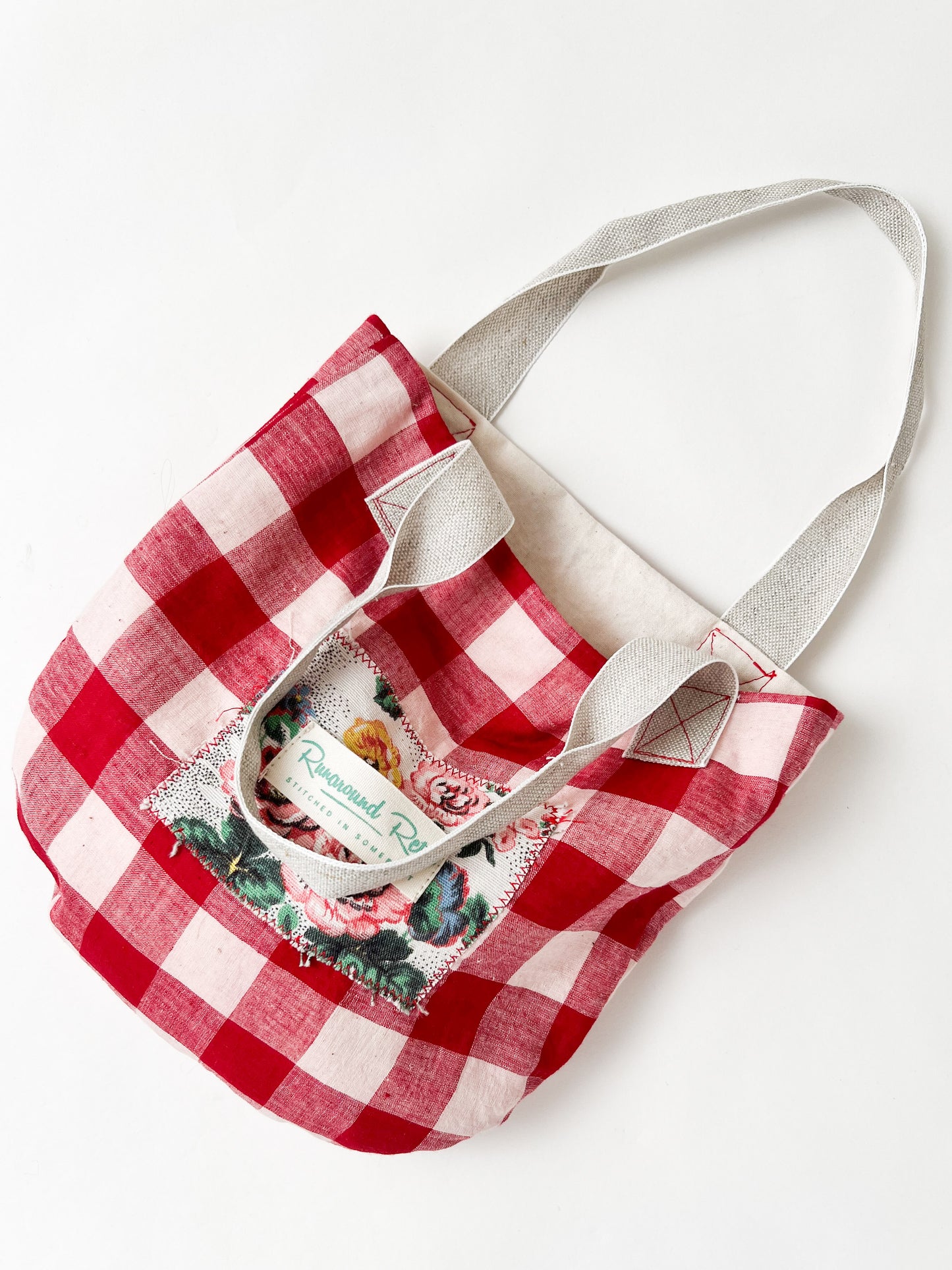 Child Bucket Bag in Cherry Red
