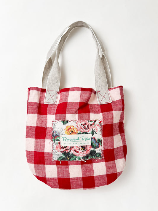 Child Bucket Bag in Cherry Red