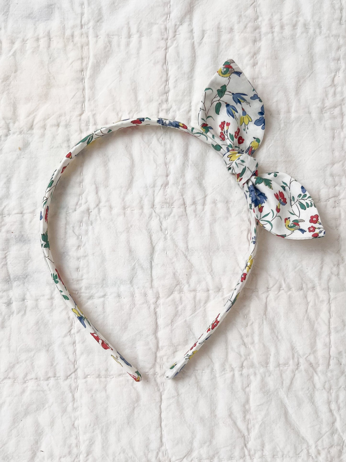 Side Bow Hairband in Liberty Ivetas Garden