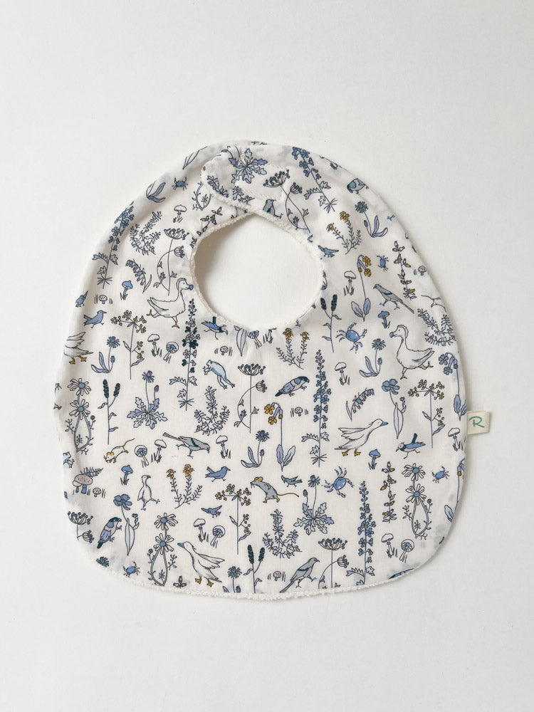 Baby Bib Liberty Theo Field Mouse