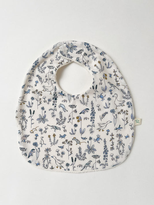 Baby Bib Liberty Theo Field Mouse