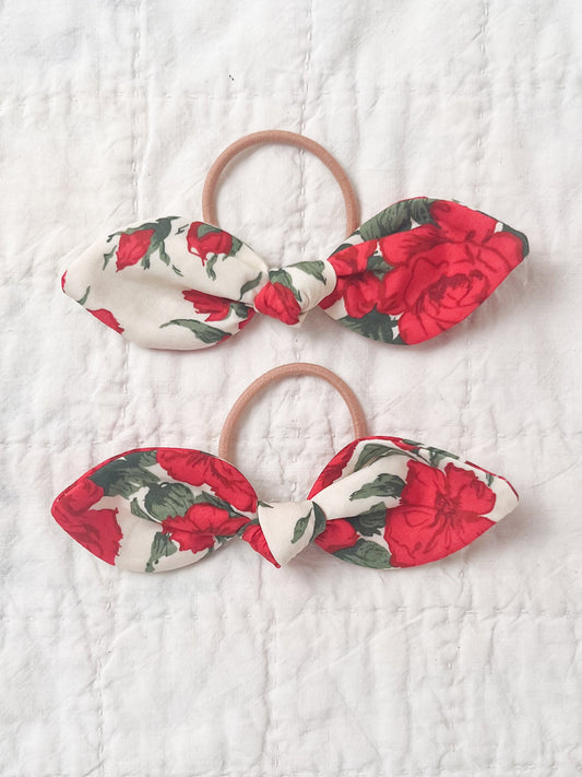 Hair Bobble Set in Liberty Rose